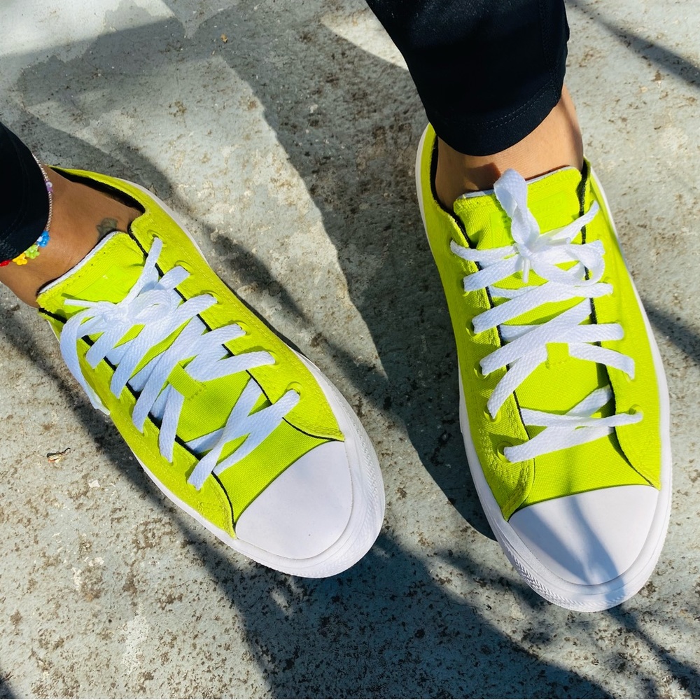 🎾Converse Chuck Taylor All Star Move Low Platform Lime Twist Green🎾